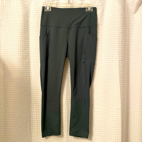 90 Degree By Reflex Pants - 90 Degree Forest Green Leggings